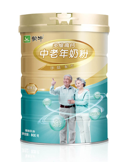 多维高钙男女中老年奶粉（铂金装）800g/罐中老年+礼袋