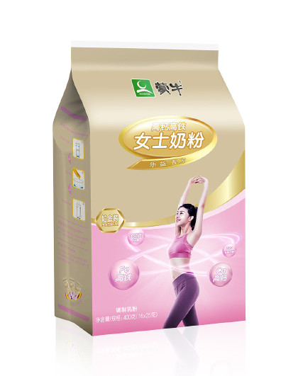 铂金装高钙高铁均衡营养便携小条女士奶粉400g/袋装