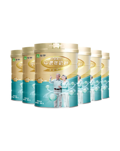 【整箱装】多维高钙中老年奶粉(铂金装）800g*6+航天礼盒