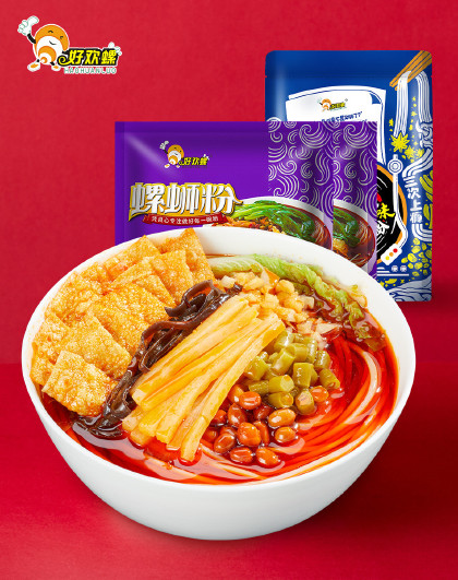 小龙虾味螺蛳粉正宗广西柳州特产螺狮粉方便速食酸辣米粉螺丝粉