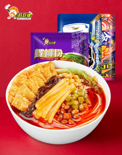 小龙虾味螺蛳粉正宗广西特产柳州螺狮粉加辣加臭酸辣米粉方便速食
