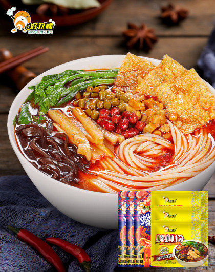 正宗广西柳州螺蛳粉速食特产【加辣加臭*3+原味400g*3】