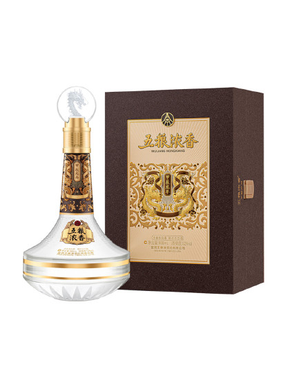 五粮液生肖酒甲辰龙年礼盒收藏纪念品52度888mL浓香型白酒