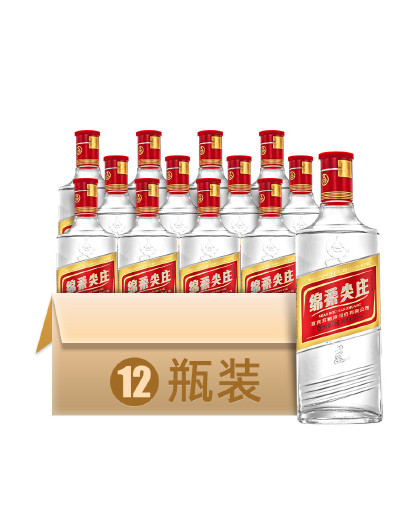 尖庄绵柔光瓶 50度500mL*12瓶整箱浓香型白酒聚会宴请