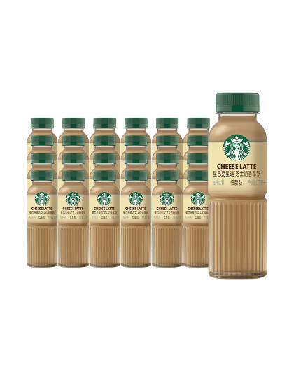 送礼星选芝士奶香拿铁瓶装低脂咖啡饮料270ml提神即饮咖啡