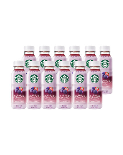 星茶饮 莓莓黑加仑红茶330ml/瓶 果汁茶饮料