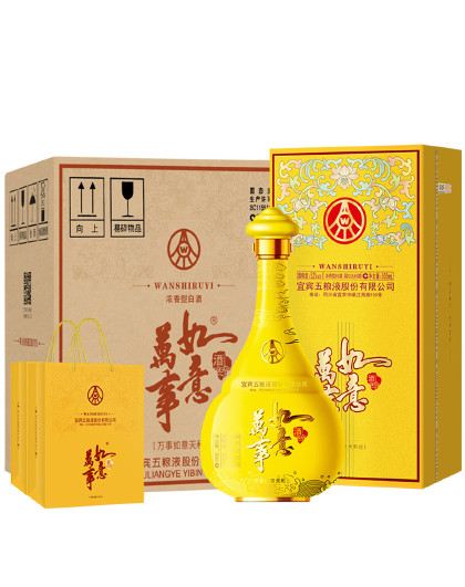 股份 万事如意天和运52度500ml*4瓶 固态法浓香型白酒