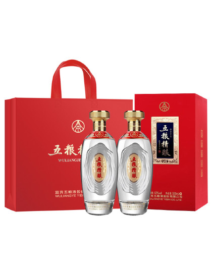 股份 五粮精酿龙兴凤举52度500ml*2瓶固态法浓香型白酒