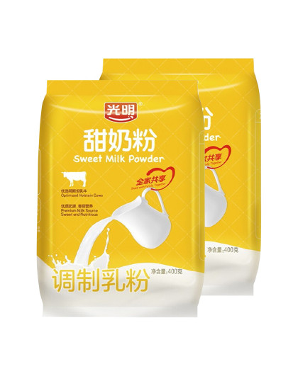甜奶粉 400g/袋 学生成人全家营养乳粉早晚餐冲饮