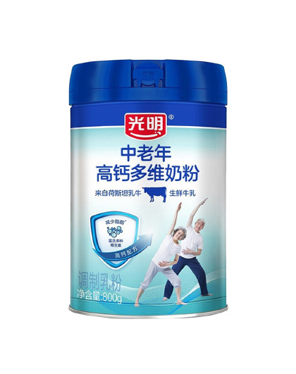 成人中老年高钙多维奶粉早餐冲饮 无蔗糖 营养奶粉