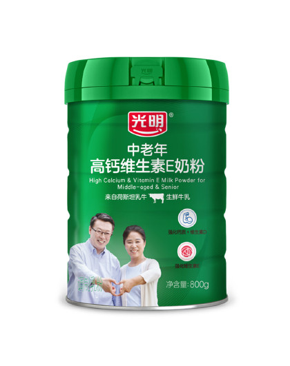 礼盒 高钙维生素E调制奶粉 成人中老年 无蔗糖早餐奶粉