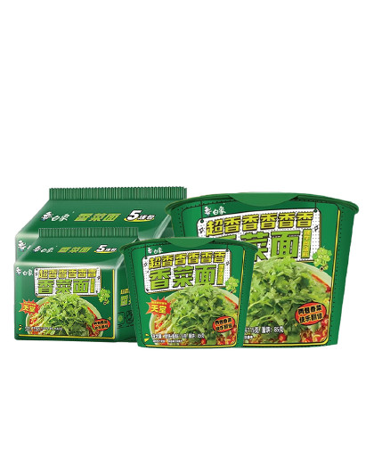白象香菜面方便面泡面桶面桶装速食面