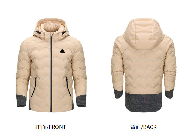 优质白鸭绒 热压工艺 防止跑绒 男款 时尚短款保暖羽绒服