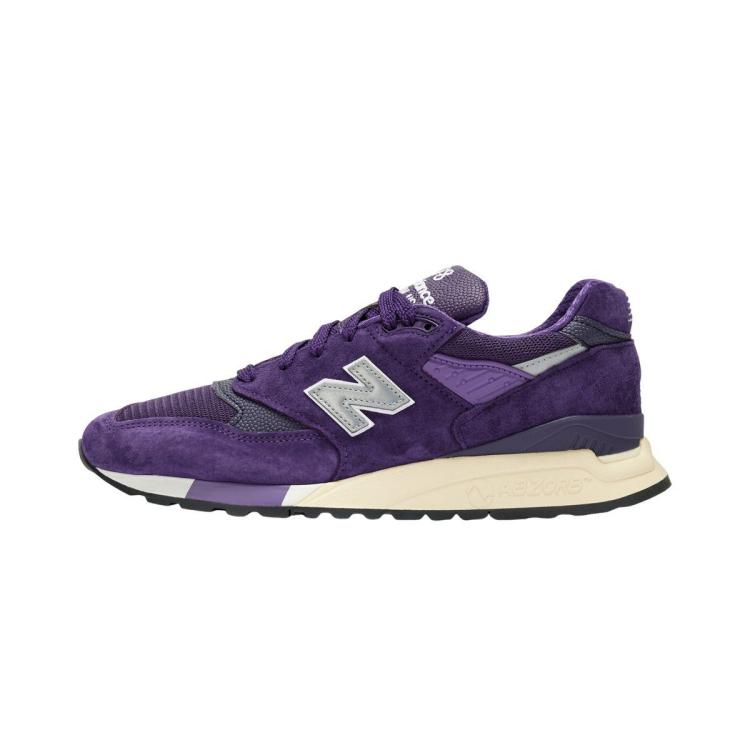 New Balance Nb官方正品男女情侣美产复古休闲舒适运动鞋u998te In Purple