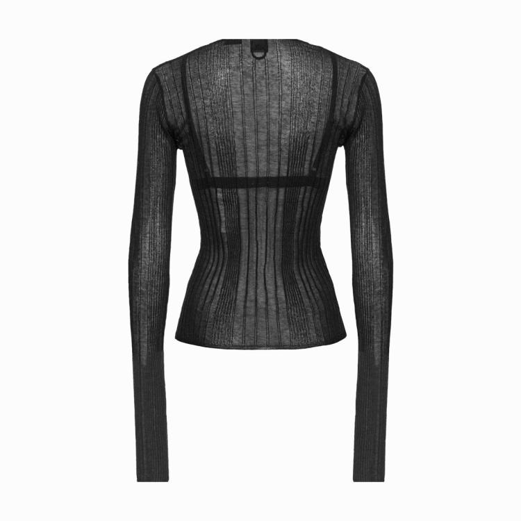 PINKO PINKO 条纹透视针织衫