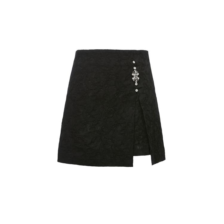 VERO MODA VERO MODA 【水钻装饰纹理面料】专柜同款高腰显瘦短裙半裙