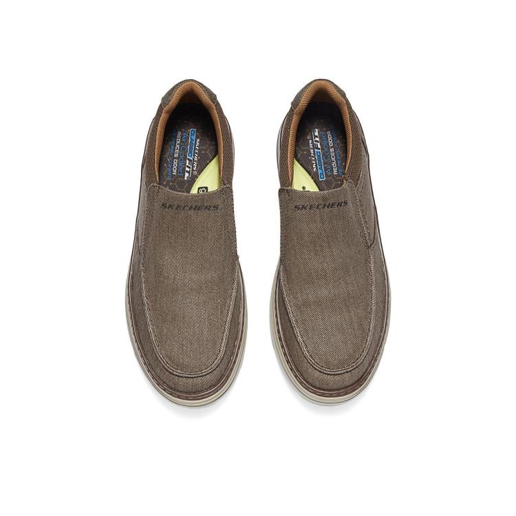 SKECHERS 斯凯奇 【舒适柔软】男鞋一脚蹬男休闲鞋防滑耐磨舒适透气春秋季