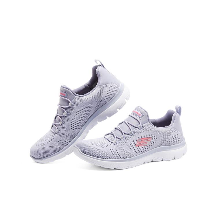 斯凯奇 【轻质缓震 柔软】女鞋运动休闲鞋一脚蹬健步鞋轻跑鞋春夏