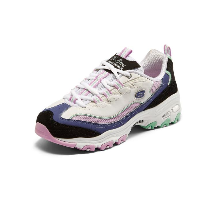 斯凯奇 【D'LITES熊猫鞋】女鞋学院女老爹鞋女运动休闲鞋缓震秋冬