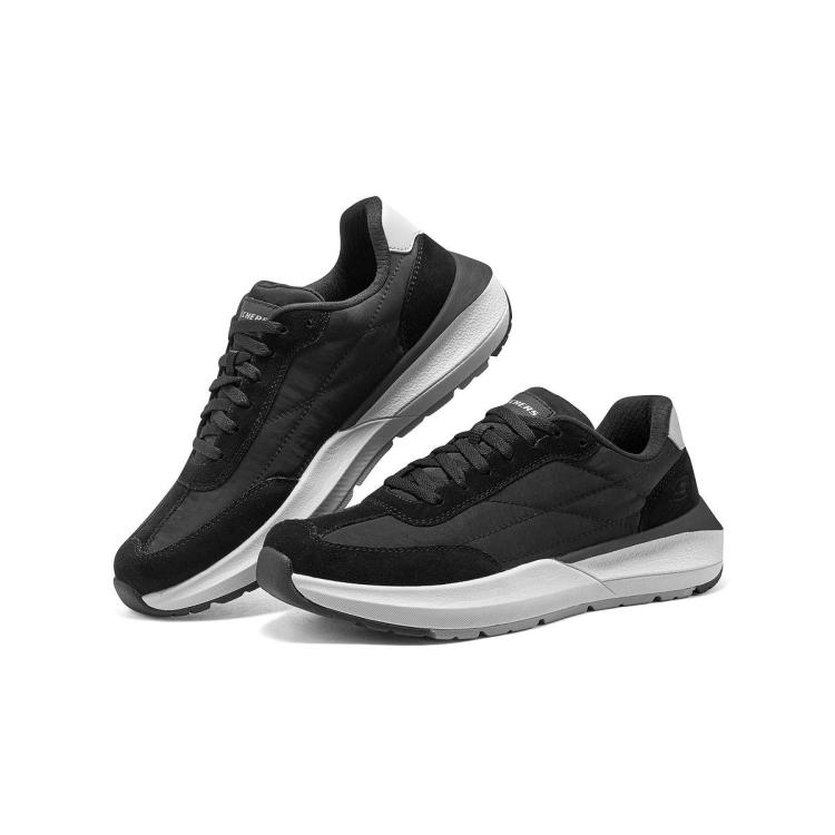 SKECHERS 斯凯奇 【舒适运动】男鞋复古慢跑鞋休闲鞋休闲运动鞋男德训鞋百搭秋冬季