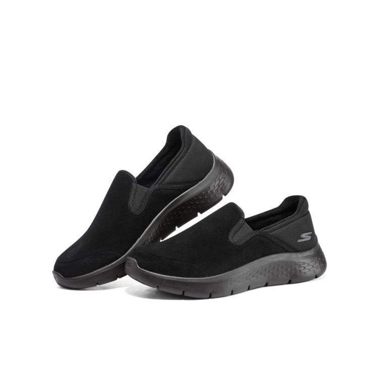 斯凯奇 【GO WALK缓震】男鞋健步鞋休闲运动鞋一脚蹬加绒保暖冬季