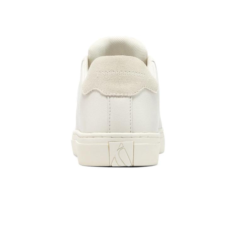 斯凯奇 【质感皮面】女鞋小白鞋简约纯色复古板鞋女休闲鞋百搭舒适春夏季