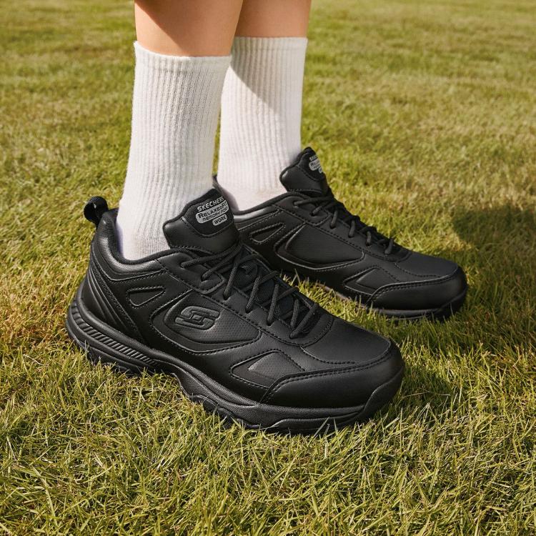 Skechers 【潮流百搭】春季女鞋耐磨工作鞋时尚休闲运动鞋健步鞋 In Black