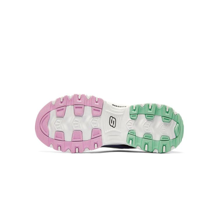 斯凯奇 【D'LITES熊猫鞋】女鞋学院女老爹鞋女运动休闲鞋缓震秋冬