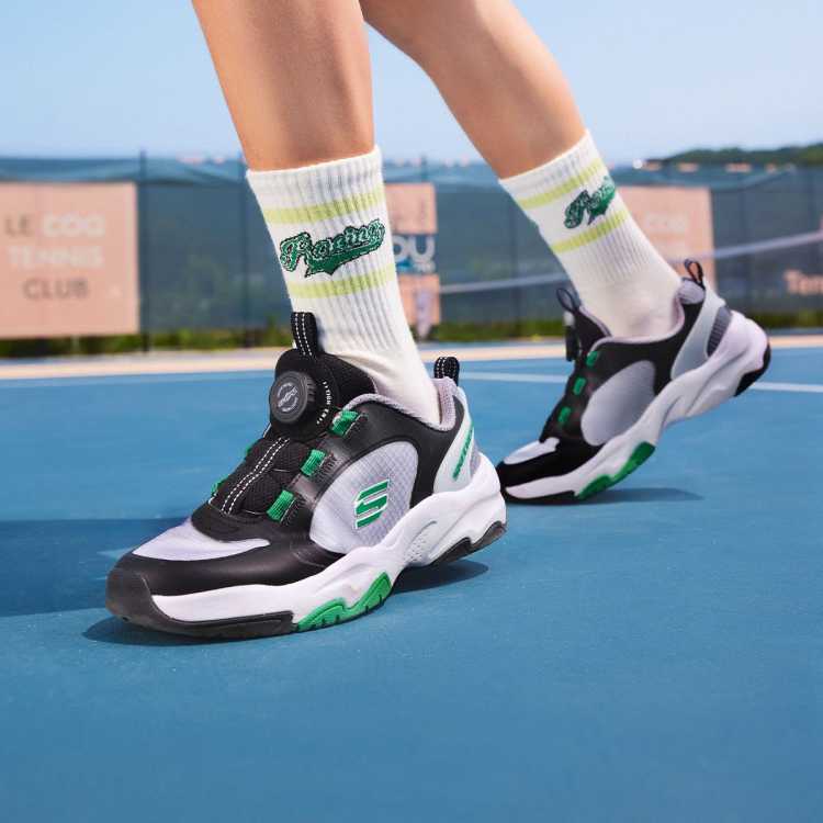 斯凯奇 【旋钮体训鞋】男中大童|男童鞋跑步鞋运动鞋轻质旋扣低帮秋冬