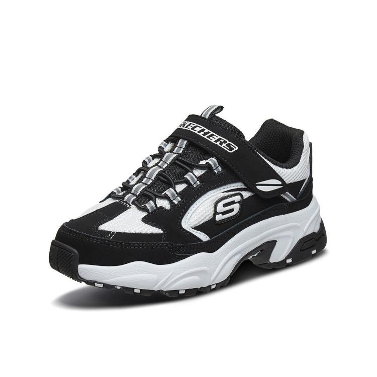 斯凯奇 男中大童|男童鞋魔术贴时尚百搭老爹鞋缓震运动鞋秋冬季