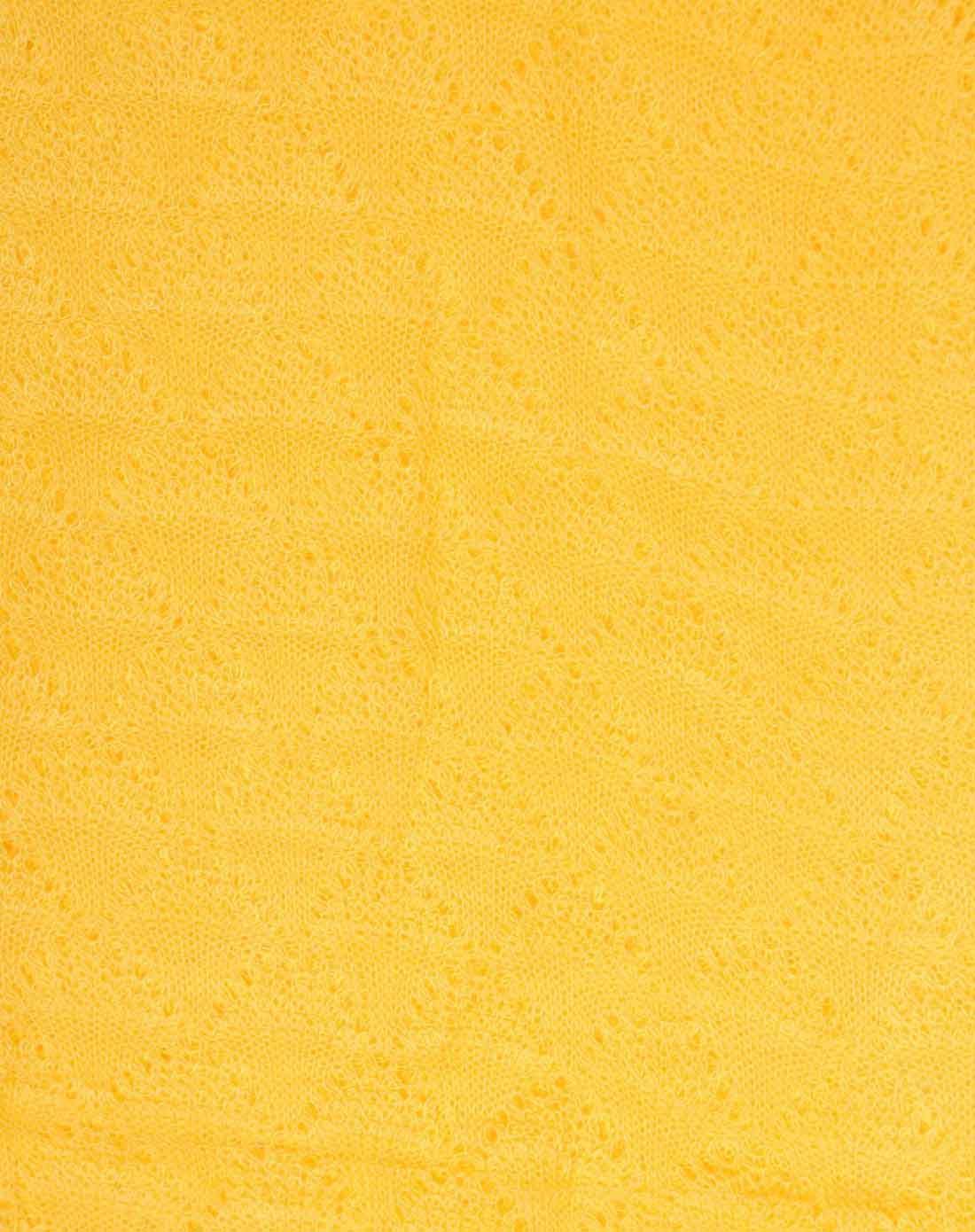 女款黄色纯色薄围巾