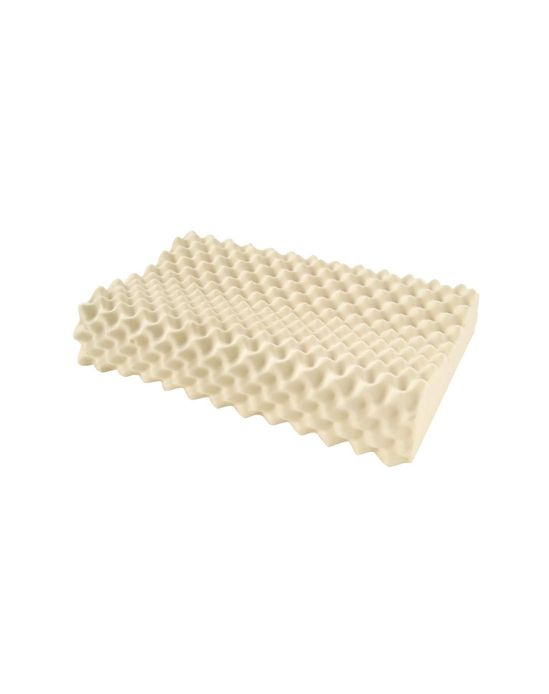 米白色超大按摩颗粒乳胶枕