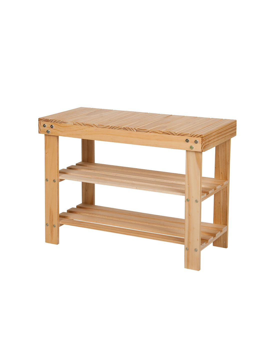 慧乐家实木换鞋凳33019