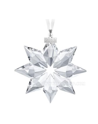 swarovski 雪花八角形水晶装饰
