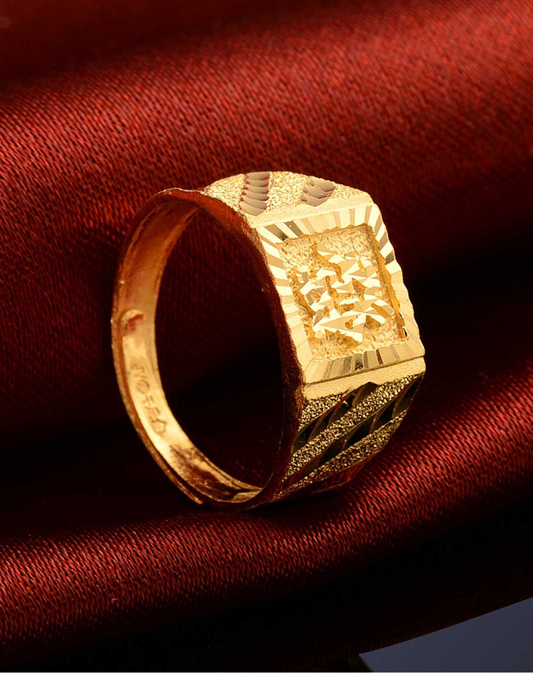 千足金戒指 发字戒4.52克