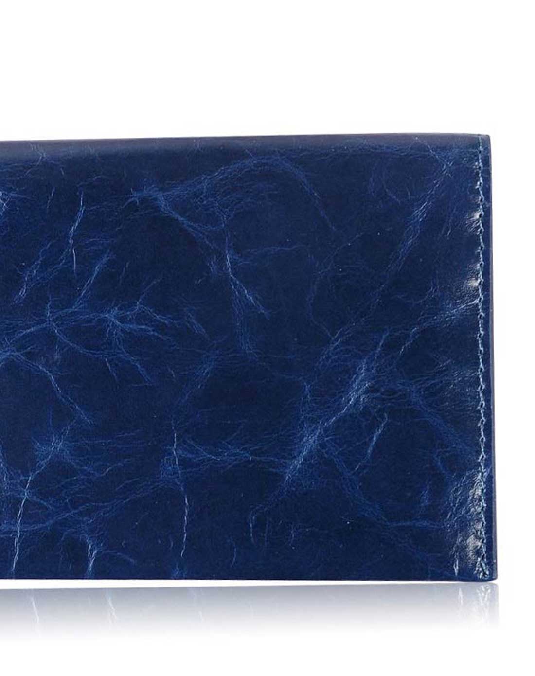 女款深蓝色时尚简约钱包