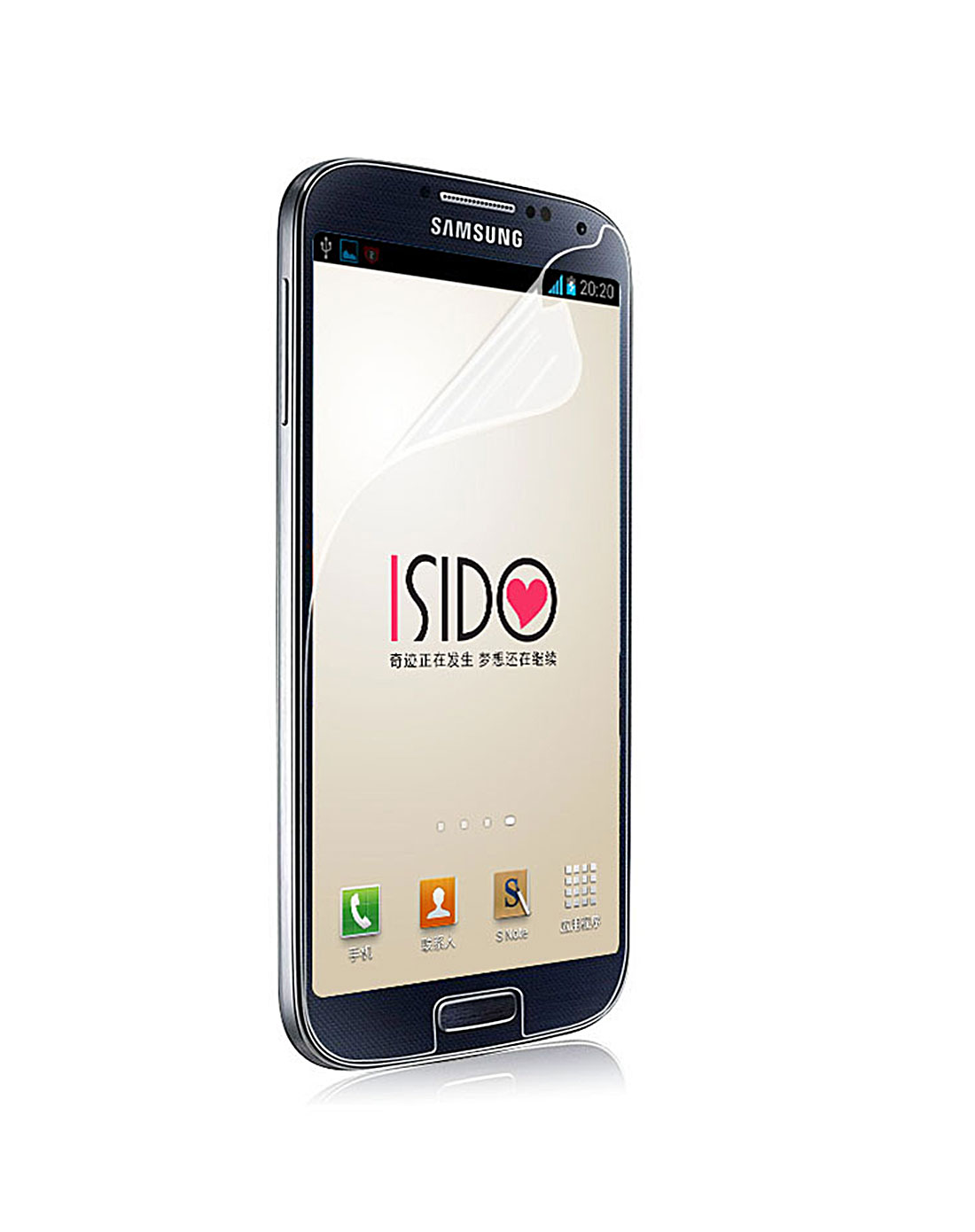 三星s4高清贴膜两件套(高清)