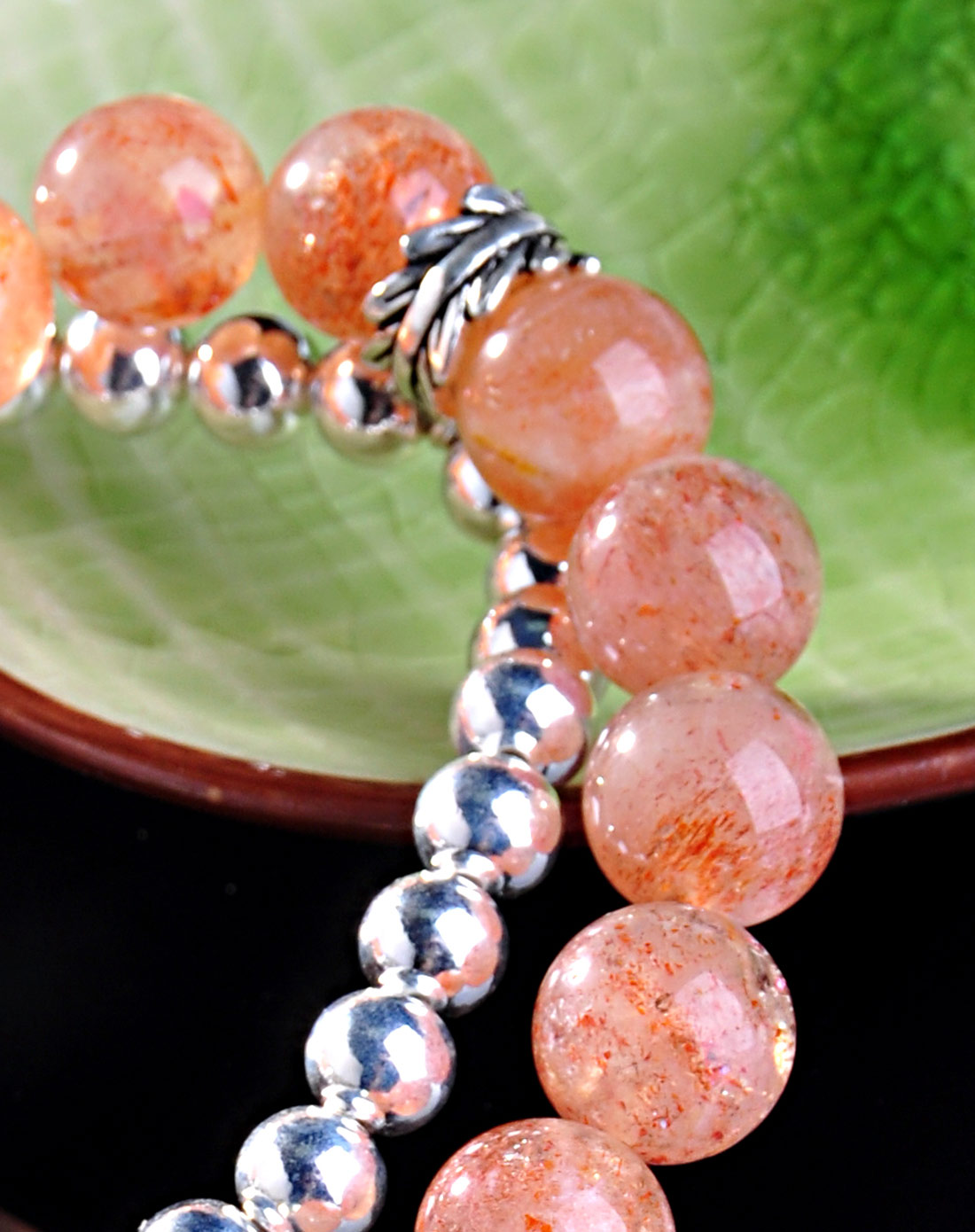 五星日光石手链(带证书)