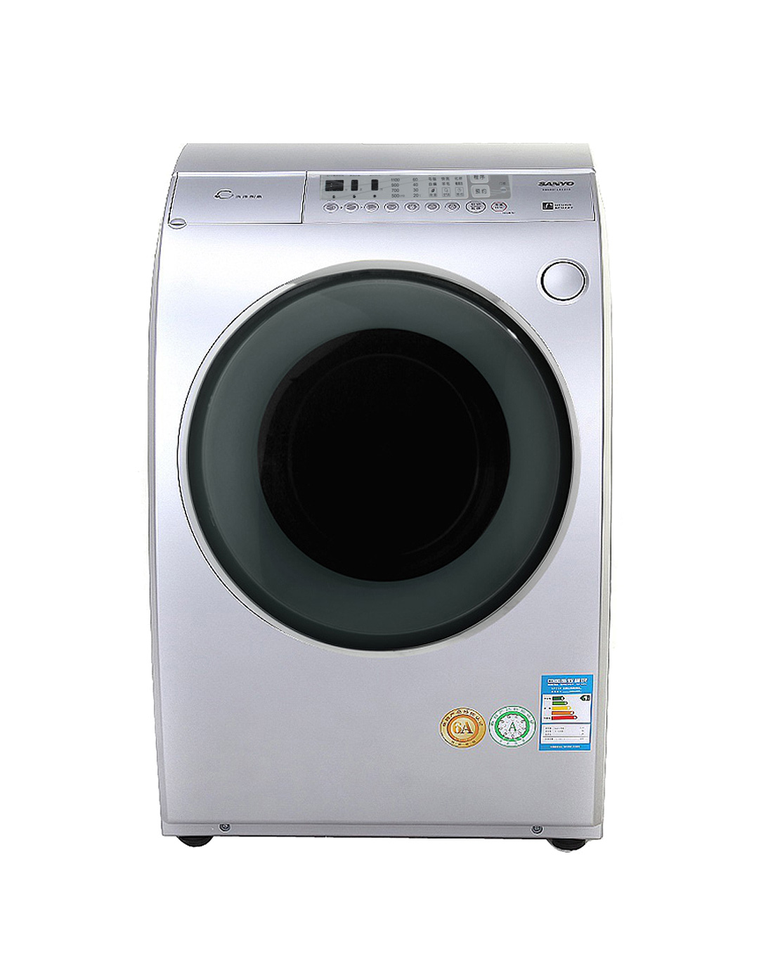 三洋 滚筒洗衣机(亮灰色)