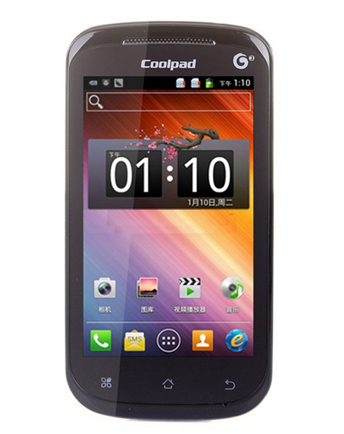 酷派(coolpad)8070d 3g手机(黑色) 双卡双待 移动版