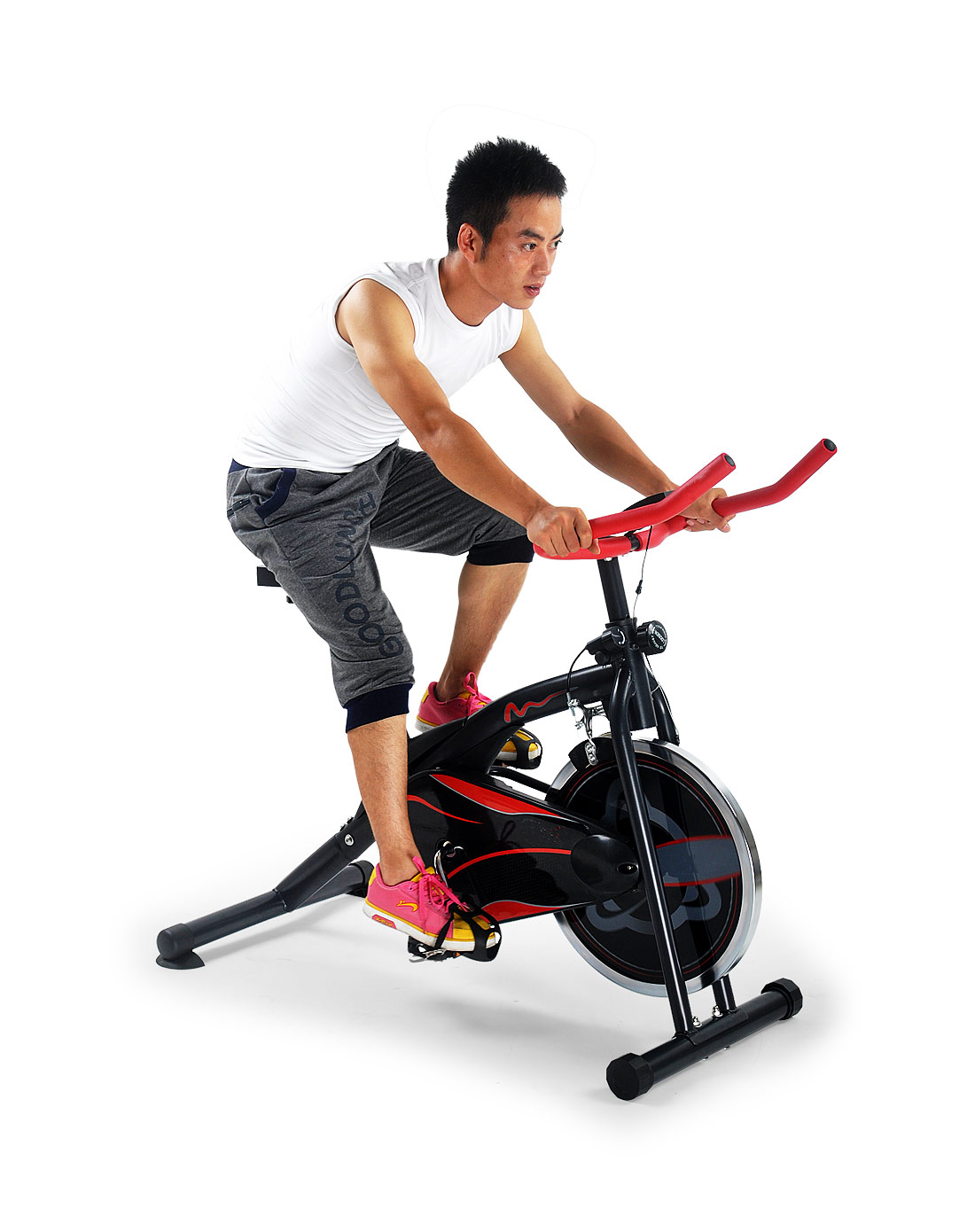 上海迈乔健身车瘦身车织带车动感单车室内健身器材