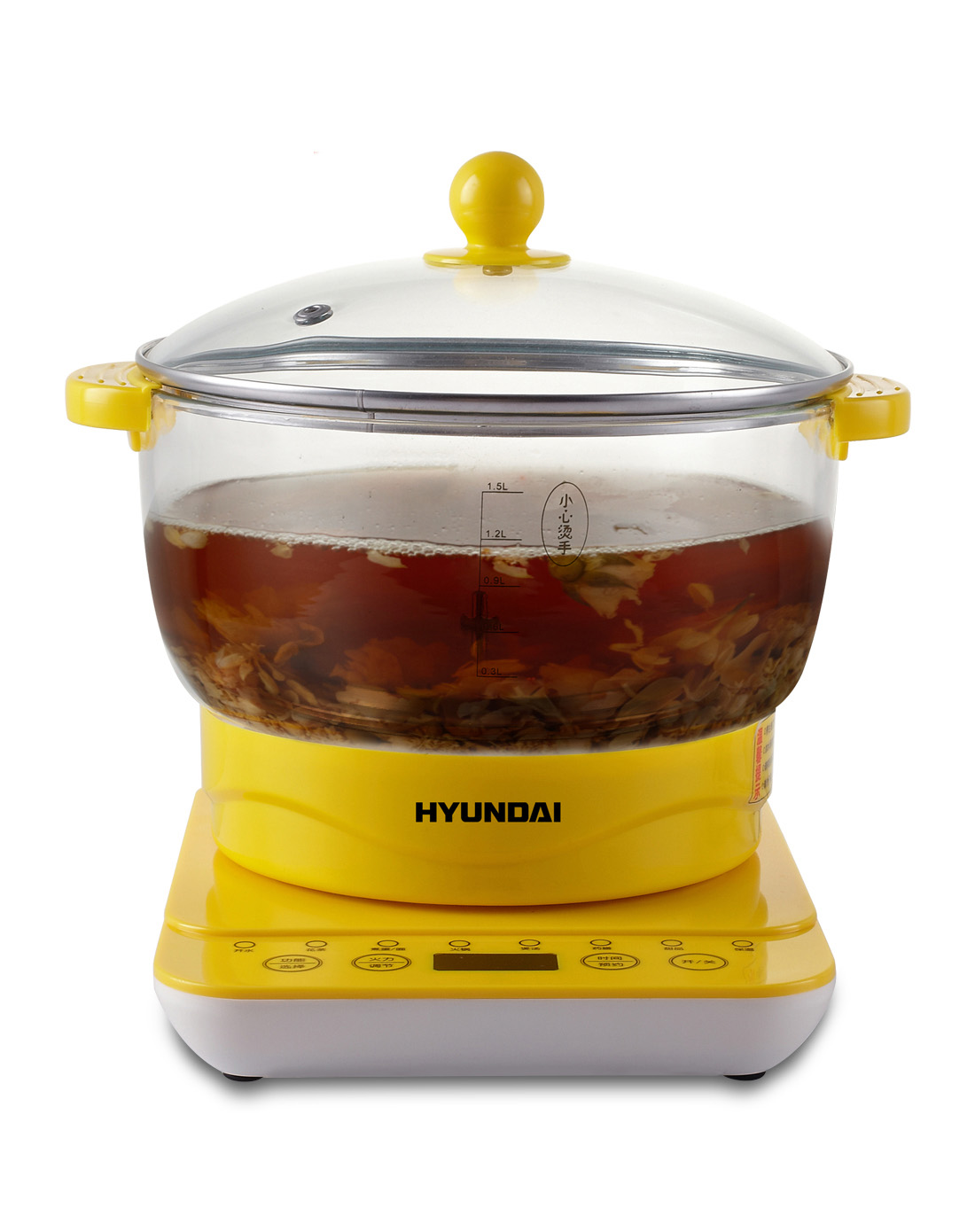 5l黄色韩式多功能养生锅