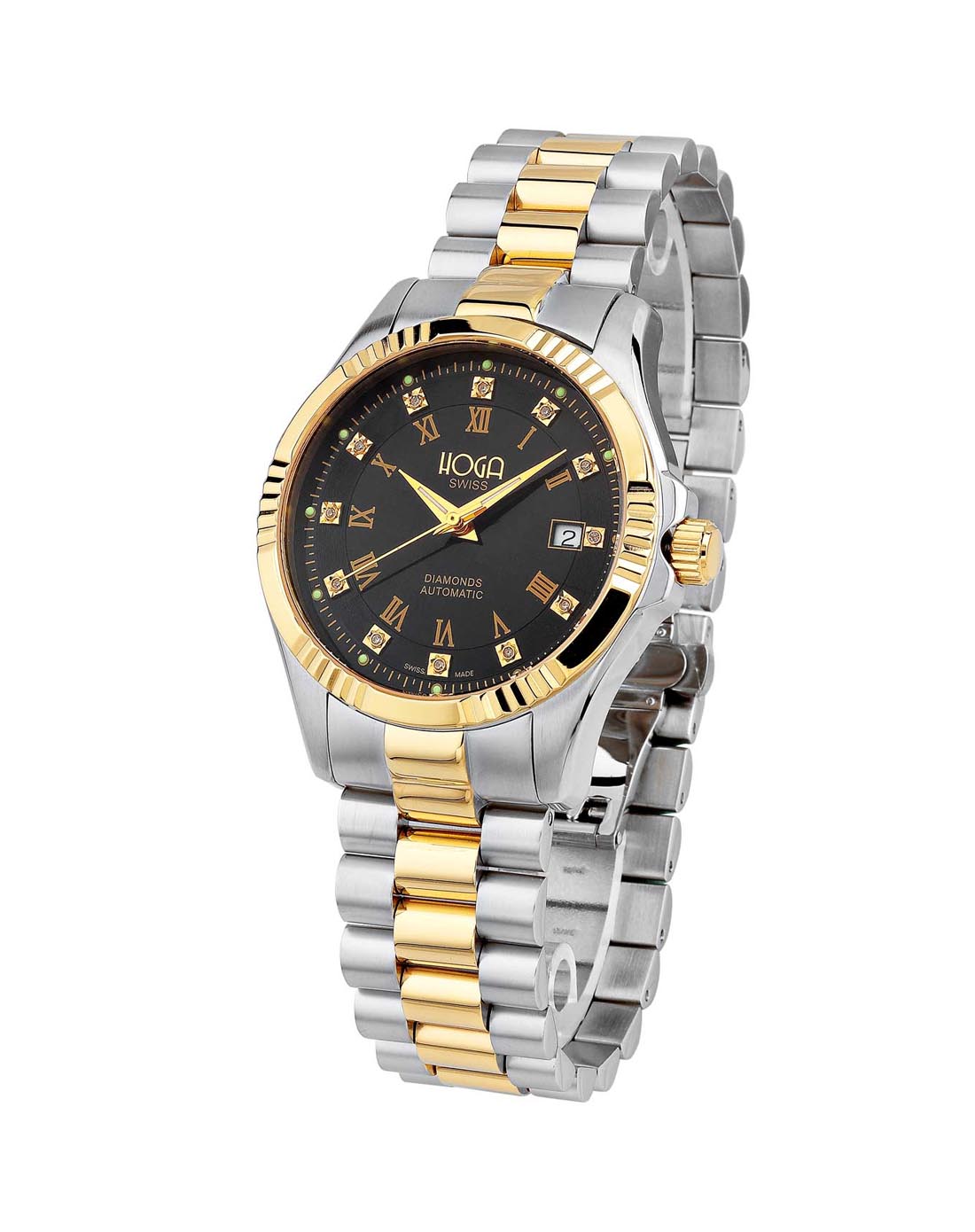 皇爵hoga珍爱典藏真钻机械男表hg816a001_唯品会