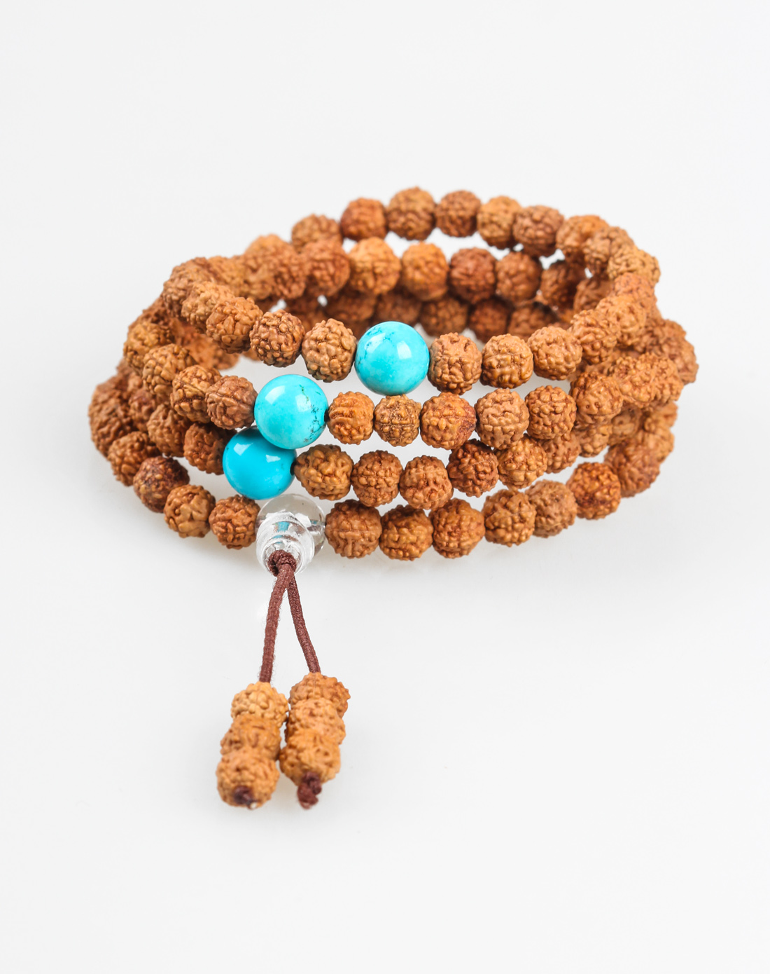 小金刚菩提108颗佛珠 加松石