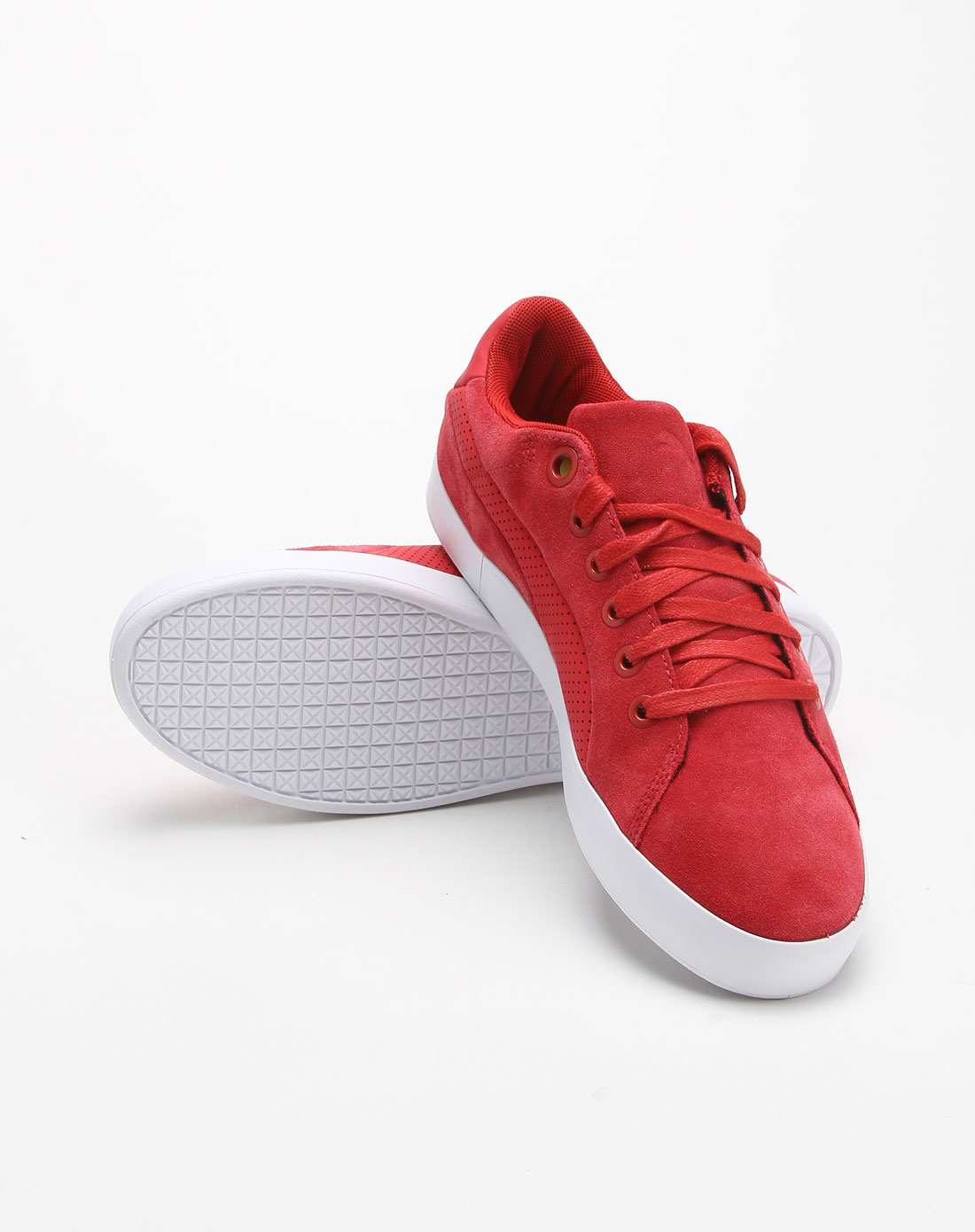 男款活力红色休闲鞋