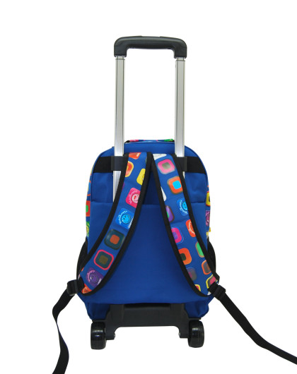 迪士尼disney&微笑宝贝smiley家居开心缤纷拉杆背囊qk-bd0018_唯品会