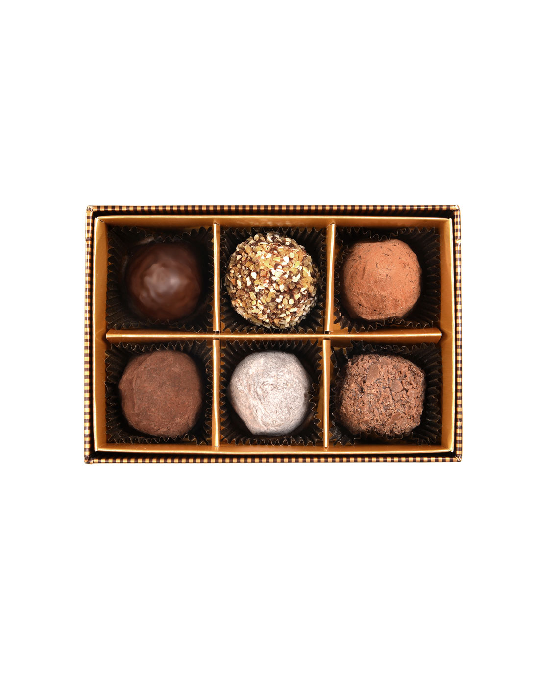 歌帝梵 松露形巧克力礼盒6颗装