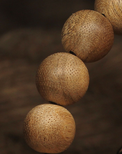 马来西亚【纯天然】野生沉香手串1.2cm(浓郁花果香)