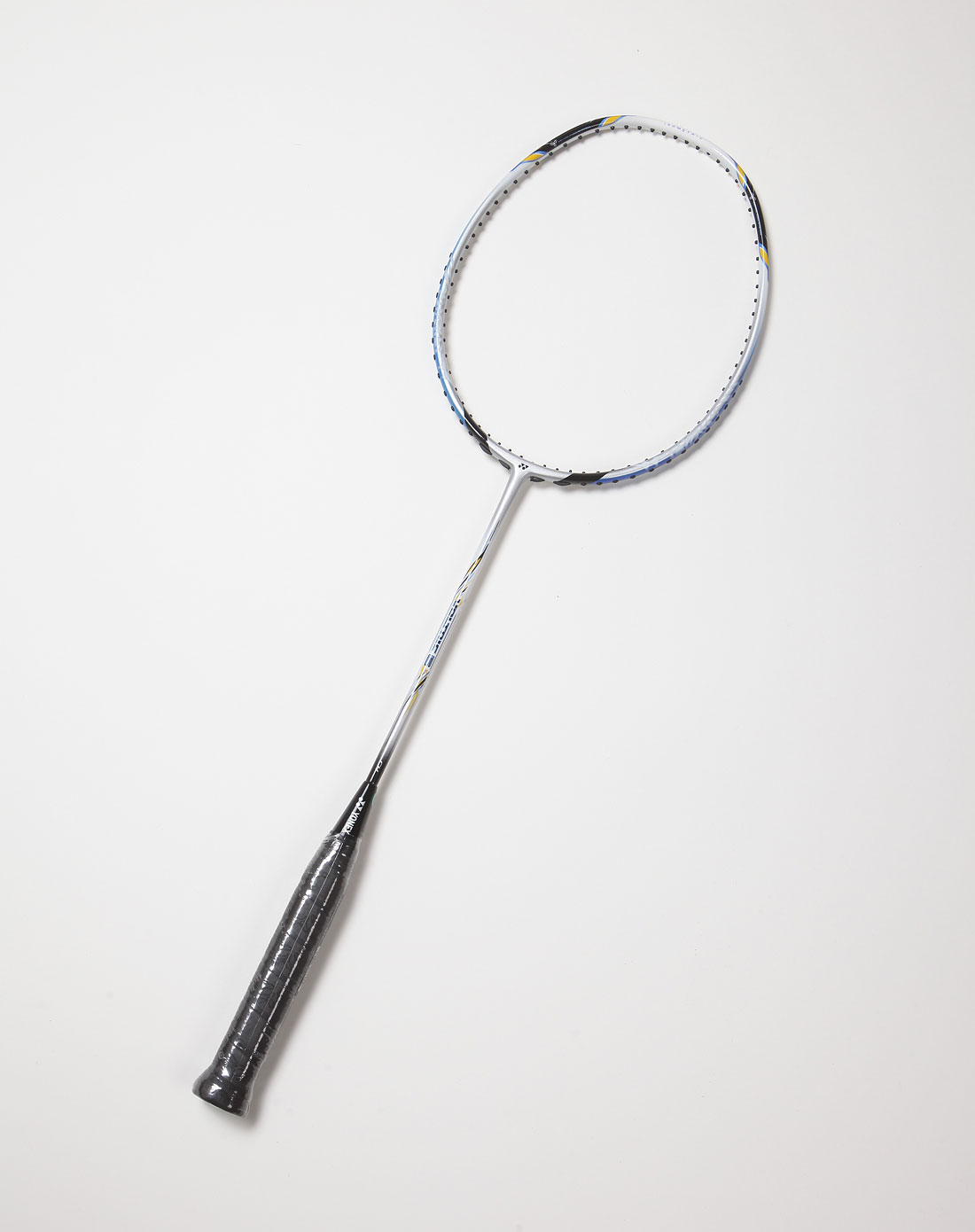 白/蓝色威力三角系列羽毛球拍(无线)