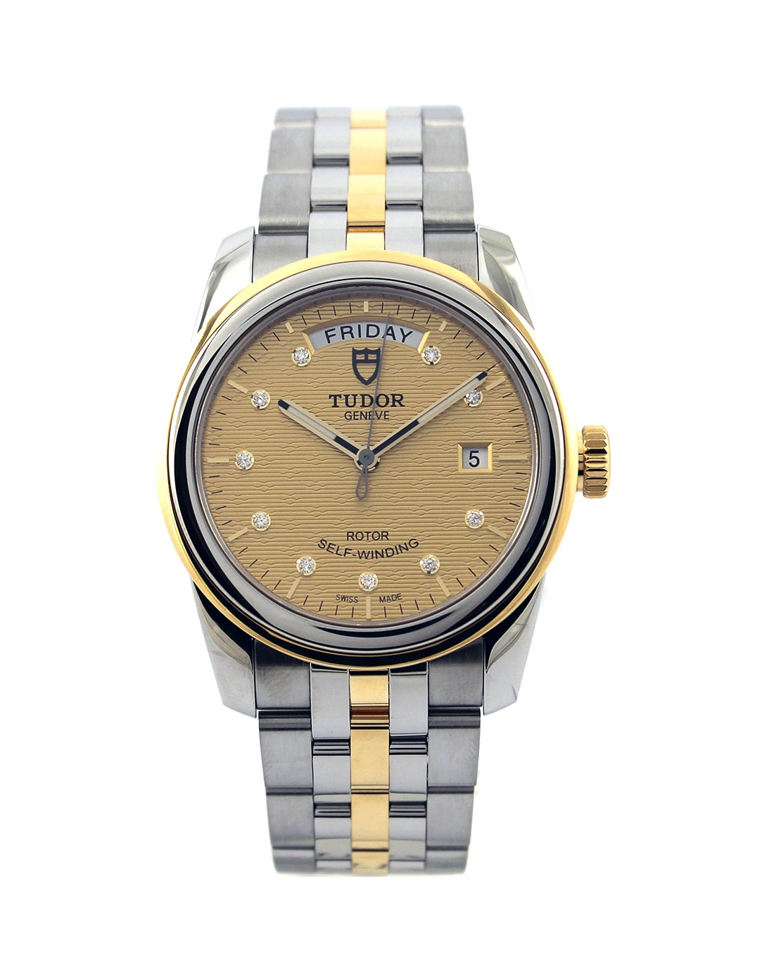 tudor 帝舵 骏珏系列自动机械男表56003 68063 - 10di(金色格纹表盘)